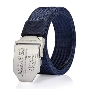 125CM Men Casual Nylon Alloy Buckle Belt Outdoor Sport Army Tactical Jeans Strap