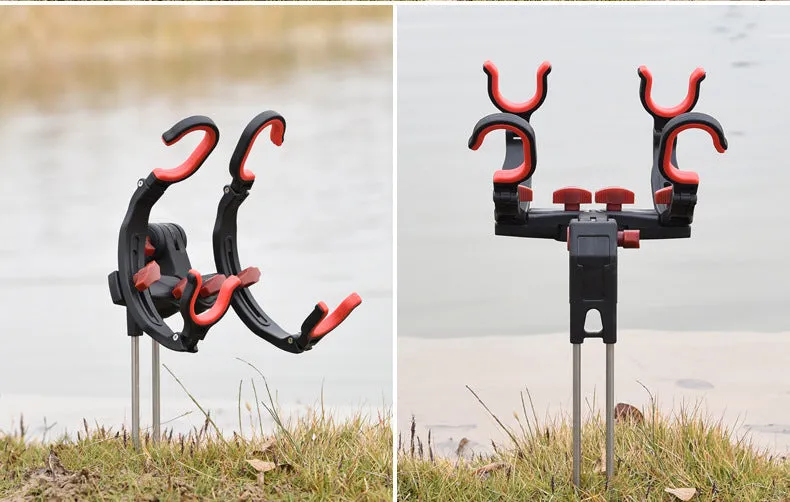 360 Degree Adjustable Fishing Pole Holder Universal Fishing Foldable Bracket