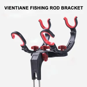 360 Degree Adjustable Fishing Pole Holder Universal Fishing Foldable Bracket