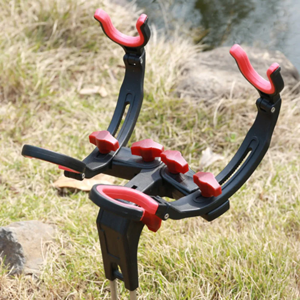 360 Degree Adjustable Fishing Pole Holder Universal Fishing Foldable Bracket