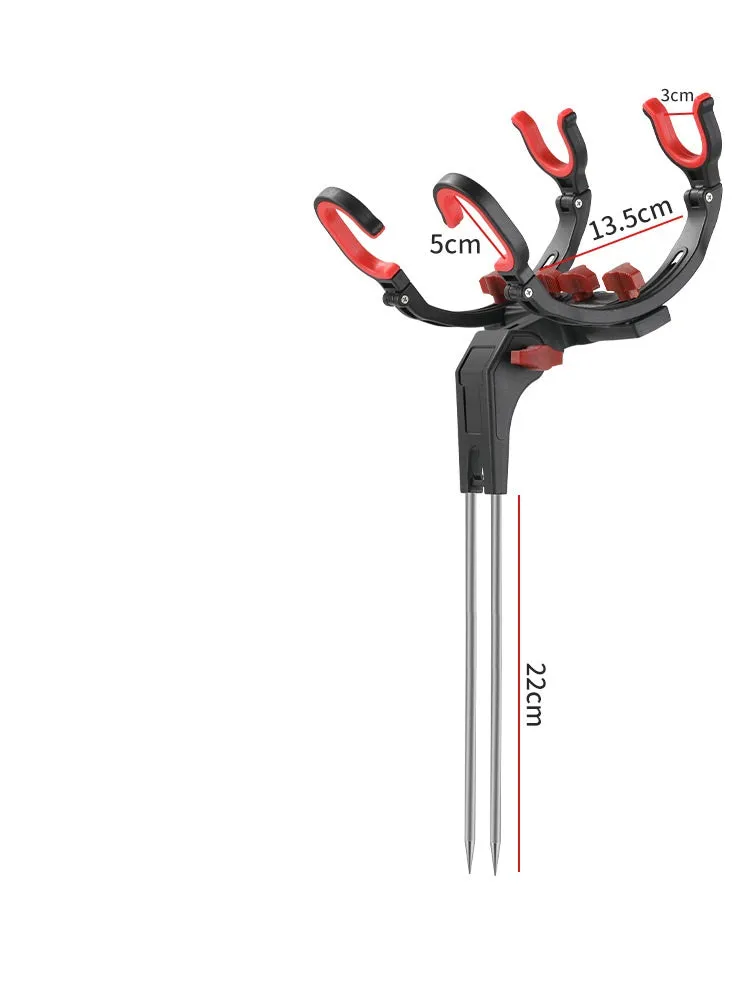 360 Degree Adjustable Fishing Pole Holder Universal Fishing Foldable Bracket