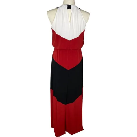38. White House Black Market Womens Chevron Stripe Sleeveless Dress Multi XS