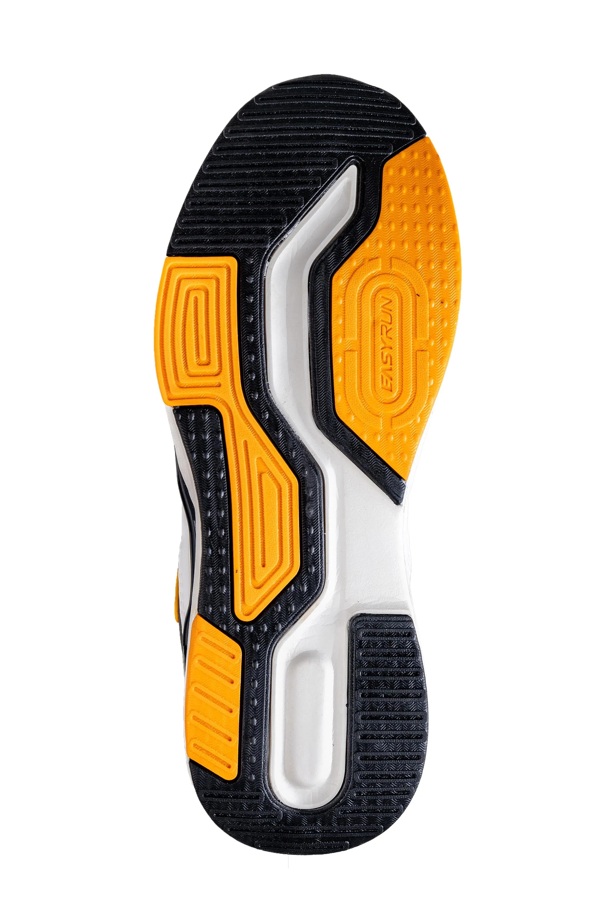 Abros Gents White / Mustard Sports Shoe