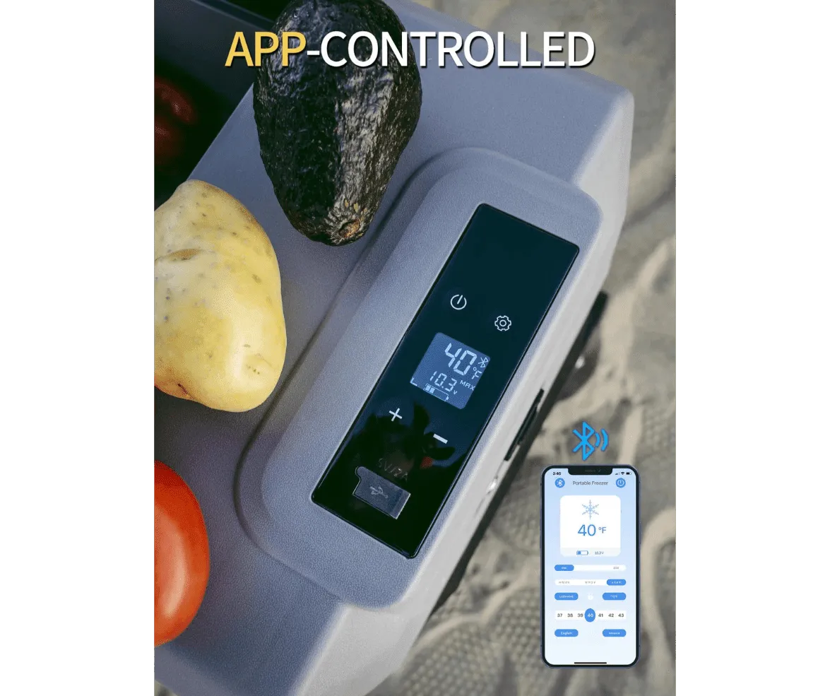 Acopower LionCooler X50A Portable Solar Fridge Freezer, 52 Quarts