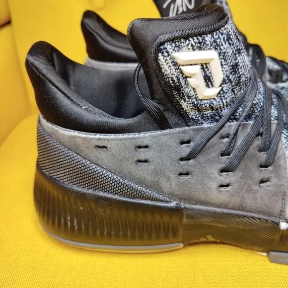 Adidas Dame 3  Basketball Sneakers BY3760 Oreo Men's Shoes Size 11