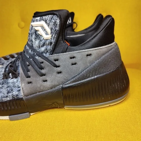 Adidas Dame 3  Basketball Sneakers BY3760 Oreo Men's Shoes Size 11