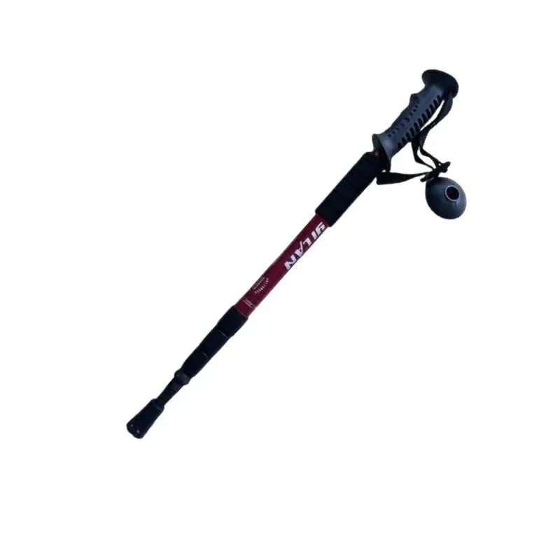 Adjustable Aluminum Trekking Poles with Ergonomic Rubber Grip – 43"