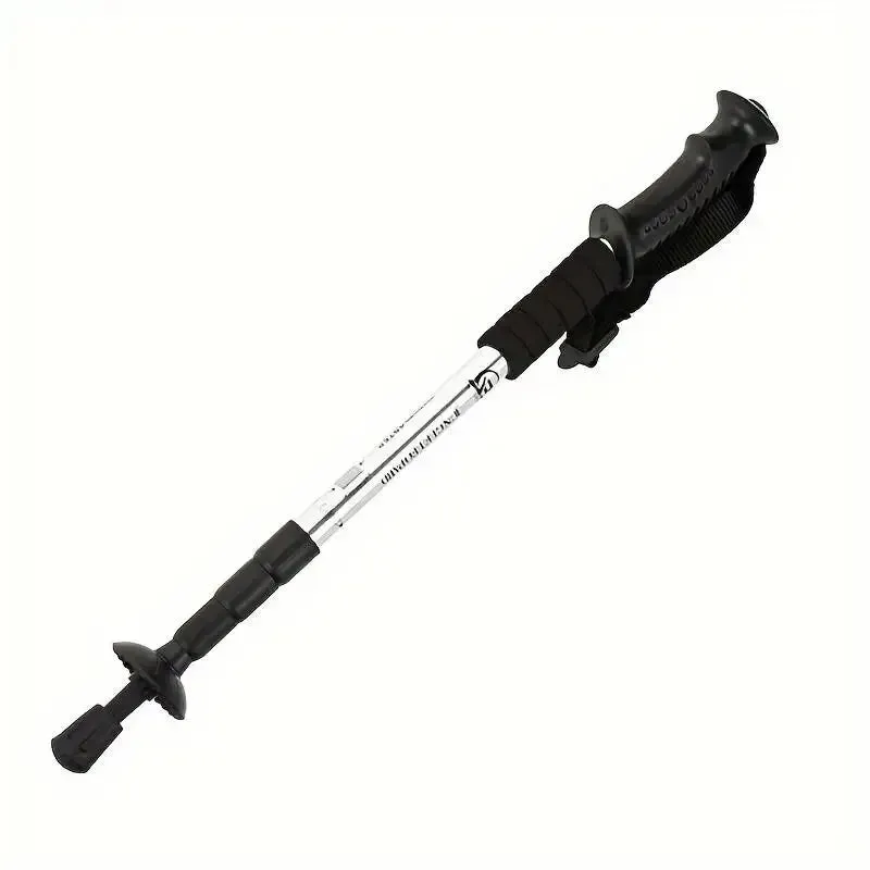 Adjustable Aluminum Trekking Poles with Ergonomic Rubber Grip – 43"