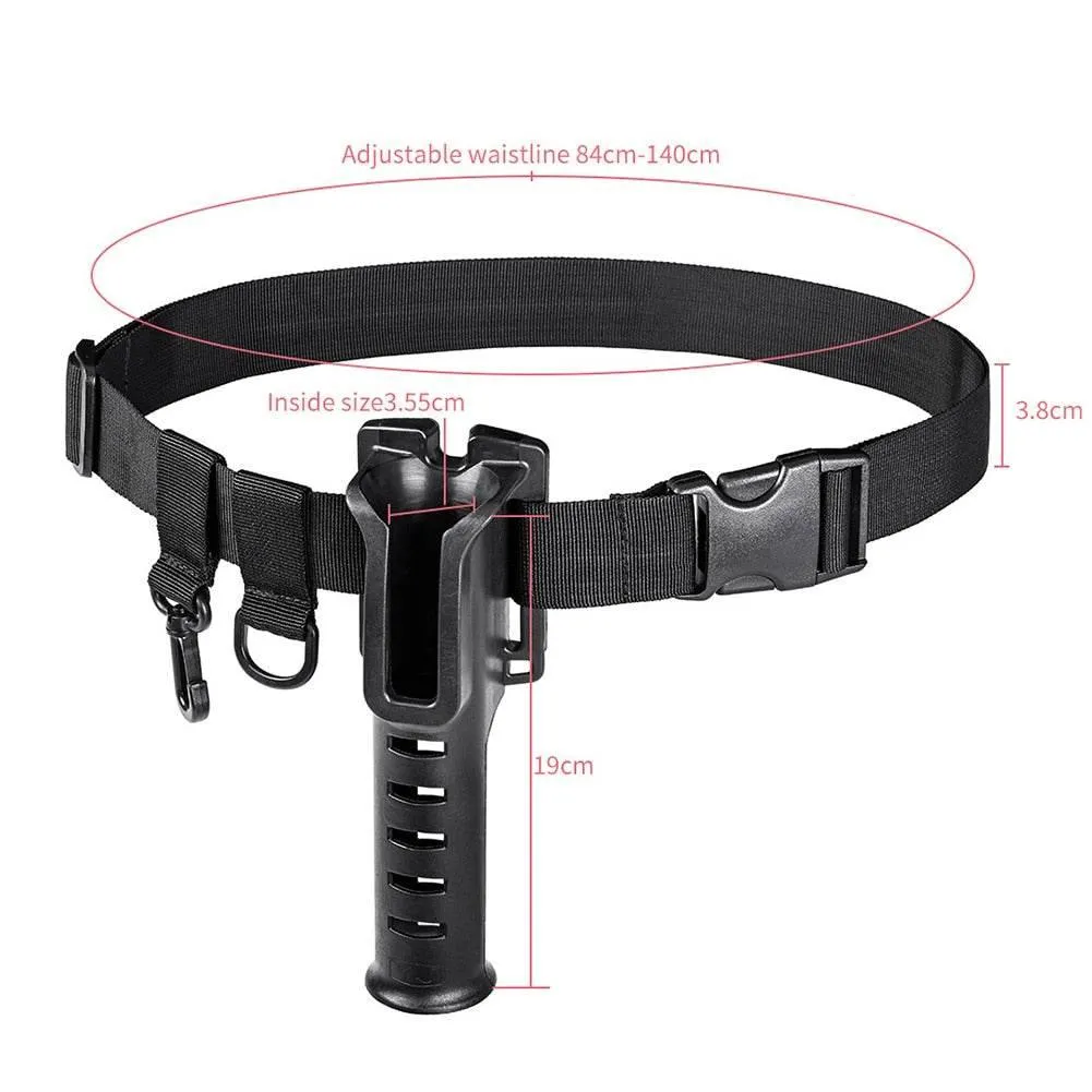 Adjustable Fishing Rod Holder Belt - Fishing Gear Accessory