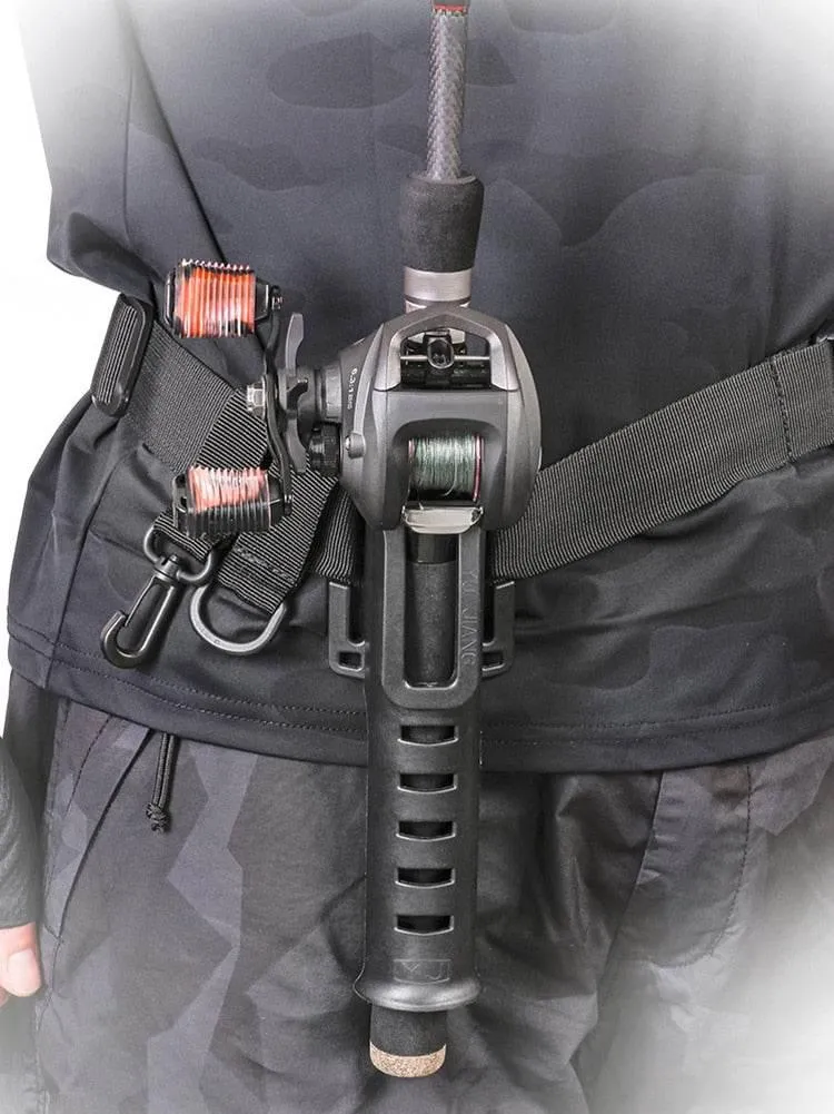 Adjustable Fishing Rod Holder Belt - Fishing Gear Accessory