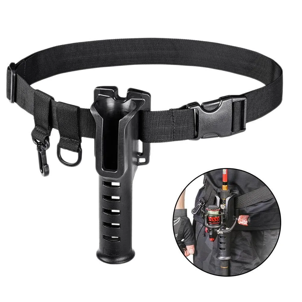Adjustable Fishing Rod Holder Belt - Fishing Gear Accessory