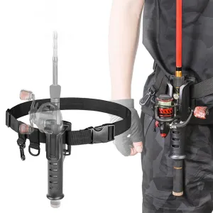 Adjustable Fishing Rod Holder Belt - Fishing Gear Accessory