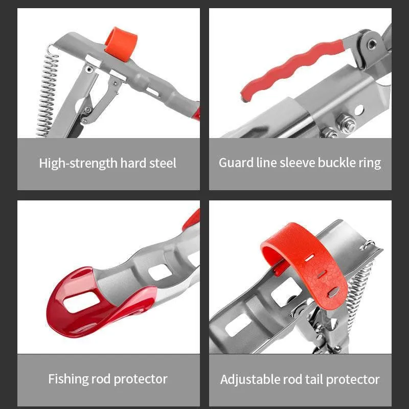 Adjustable Stainless Steel Fishing Rod Holder - Sensitive Design Fishing Accessory