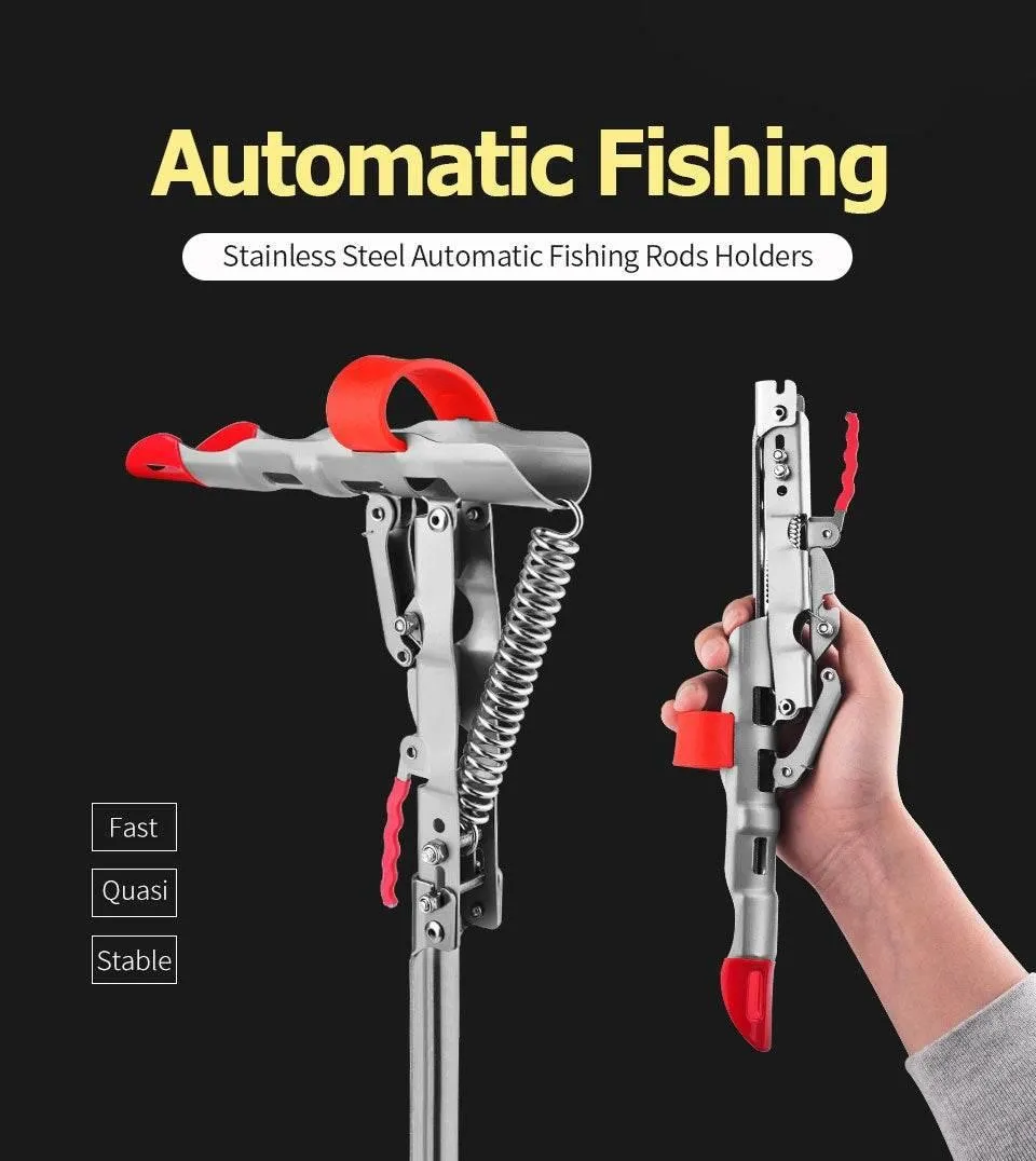 Adjustable Stainless Steel Fishing Rod Holder - Sensitive Design Fishing Accessory