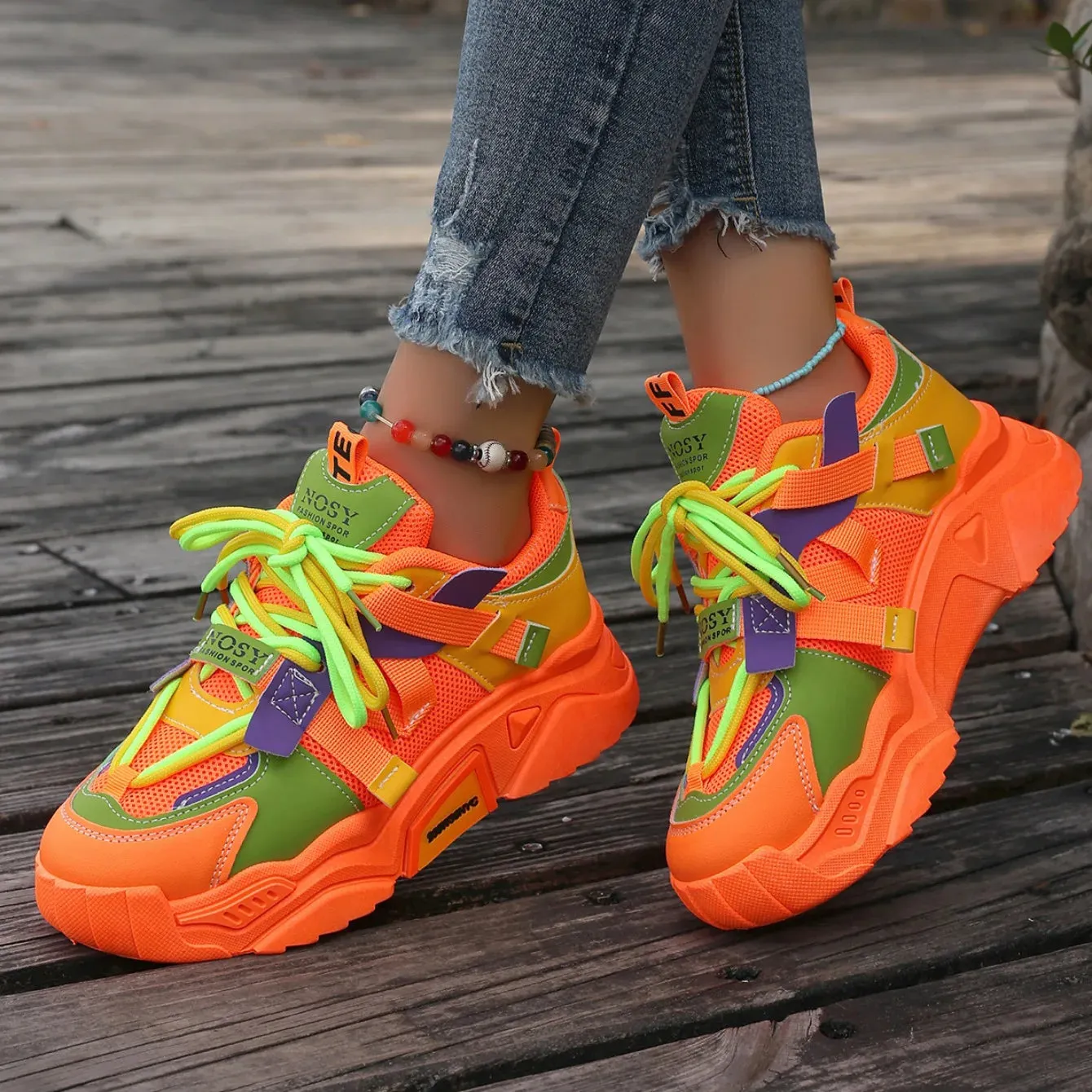 AJCR Versatile Outdoor Casual Vulcanize Shoes Zapatos De Mujer