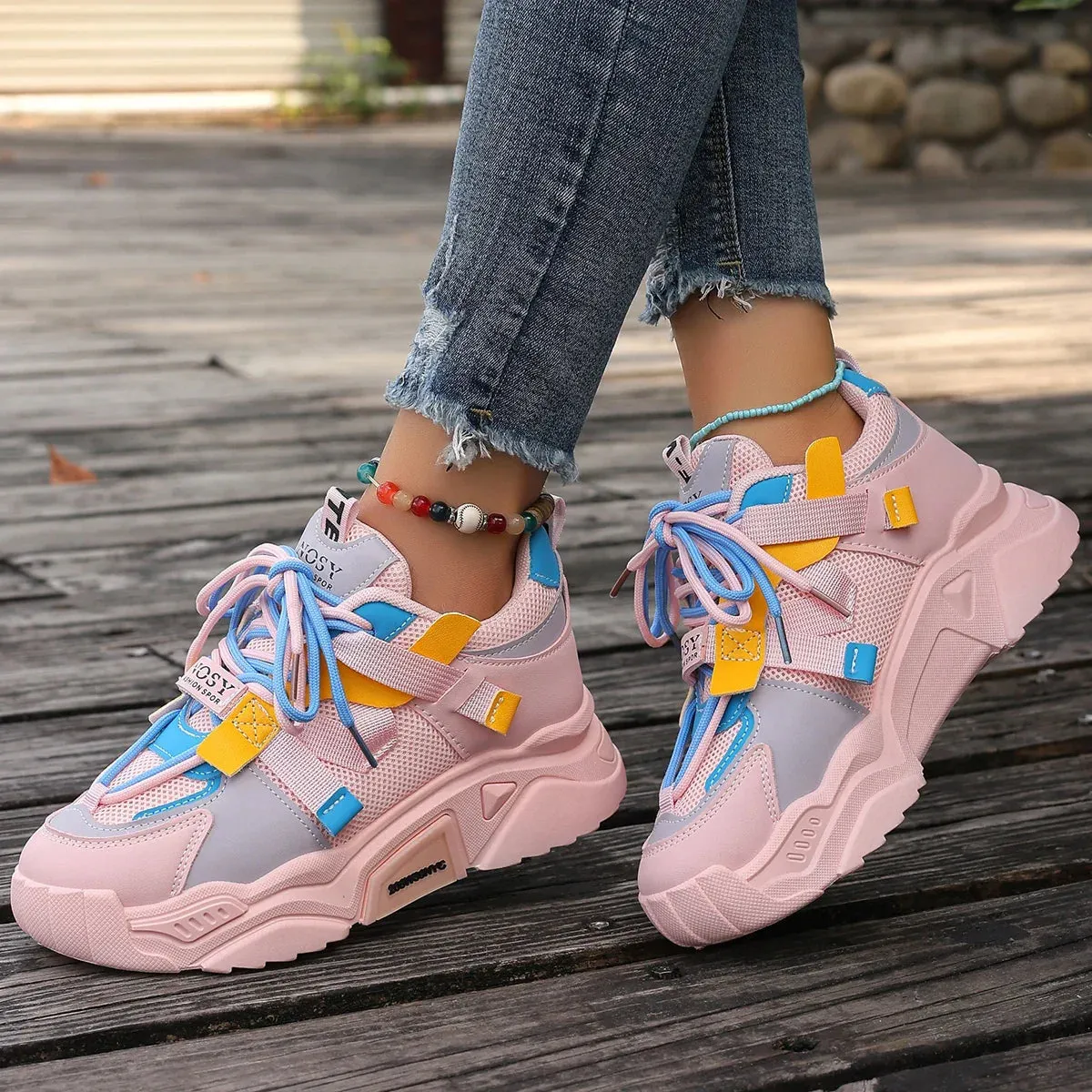 AJCR Versatile Outdoor Casual Vulcanize Shoes Zapatos De Mujer