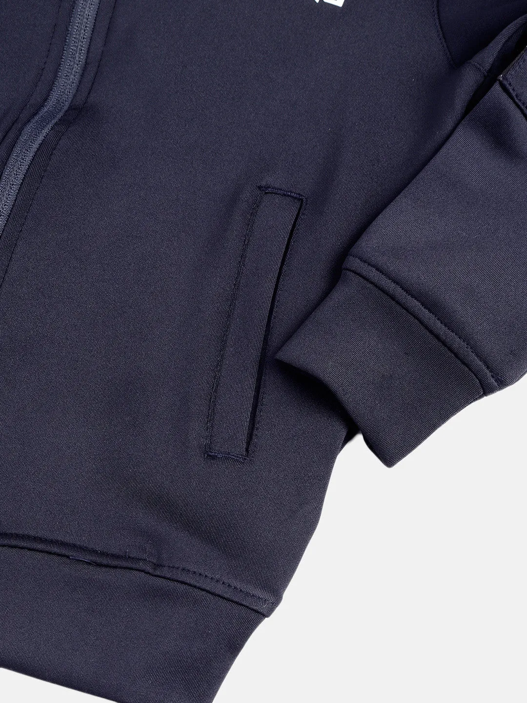 Alcis Kids-Boys Solid Navy Blue Sweatshirts