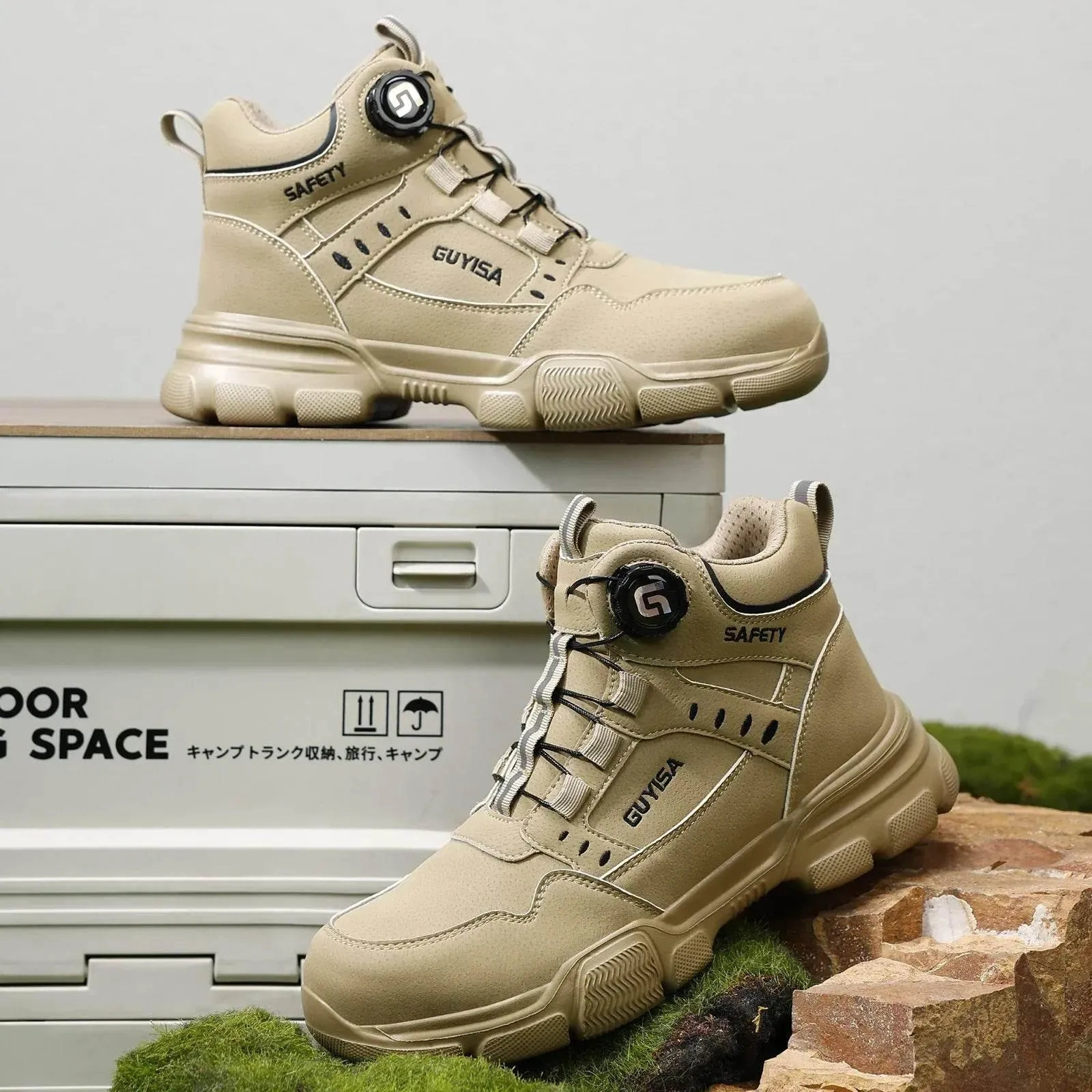 All-Terrain Safety Shoes - Industrial Anti-Smash Footwear