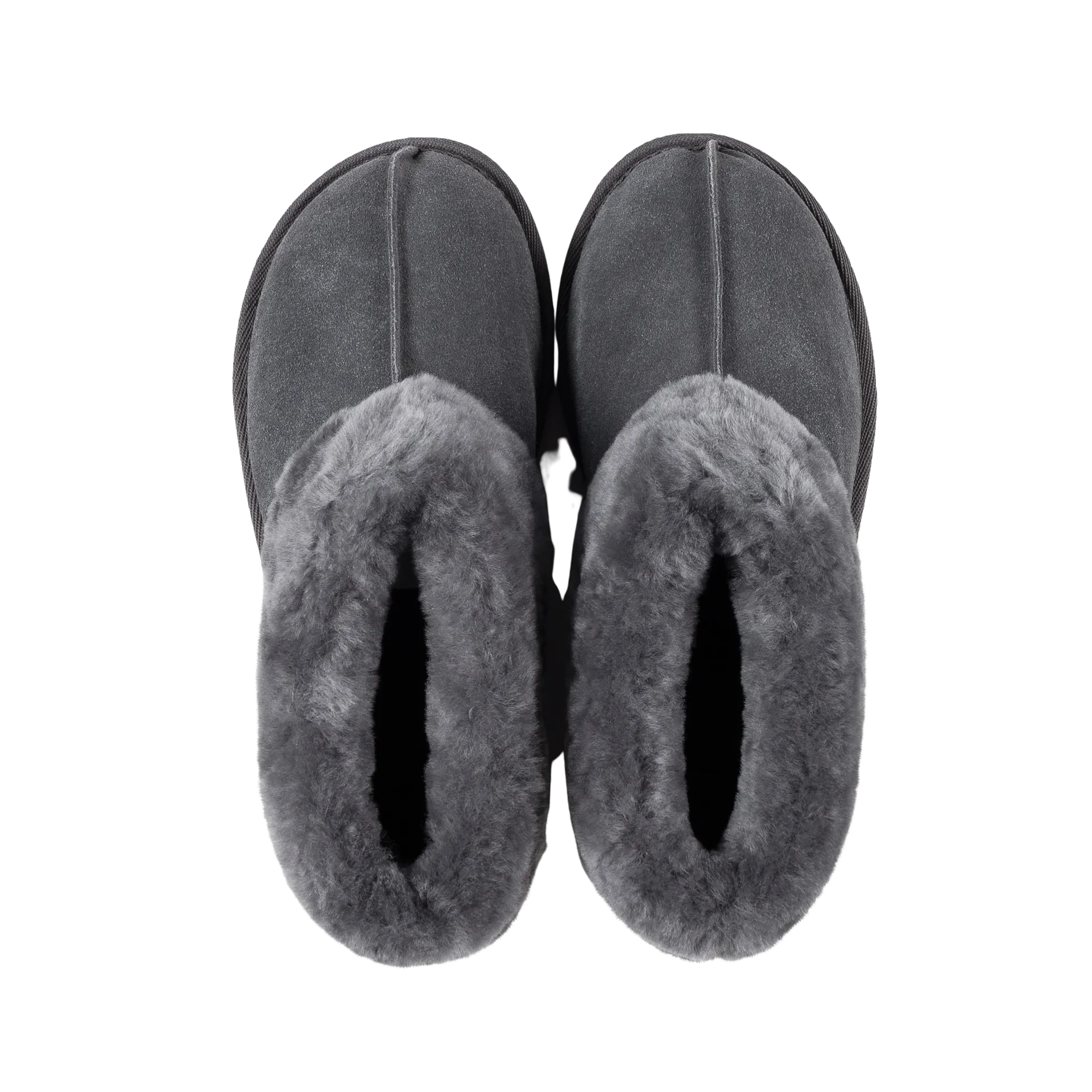 ANABELLA GREY SHEEPSKIN SLIPPER BOOTIE
