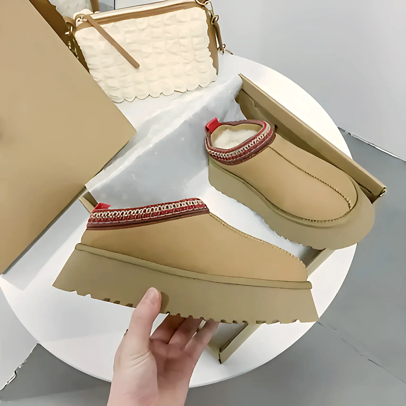 Ankle Snow Boots Women Winter Platform