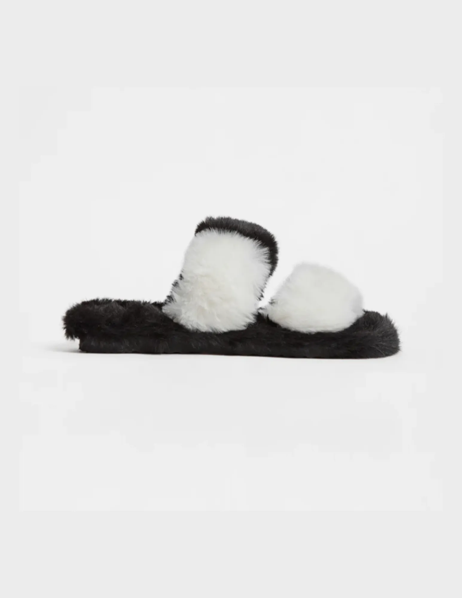 Apparis Lois Noir & Ivory Slippers