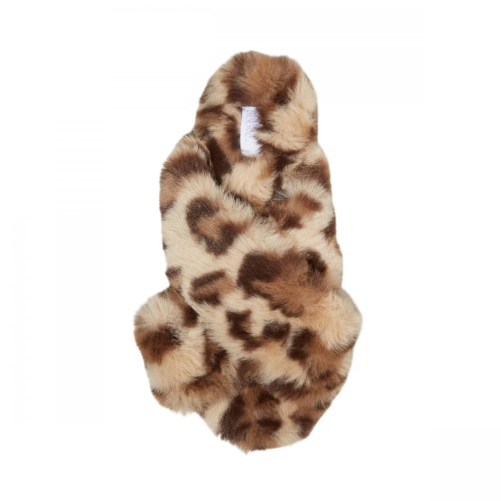 Auden Womens Paris Leopard Crossband Slippers 80856464 Brown Animal L