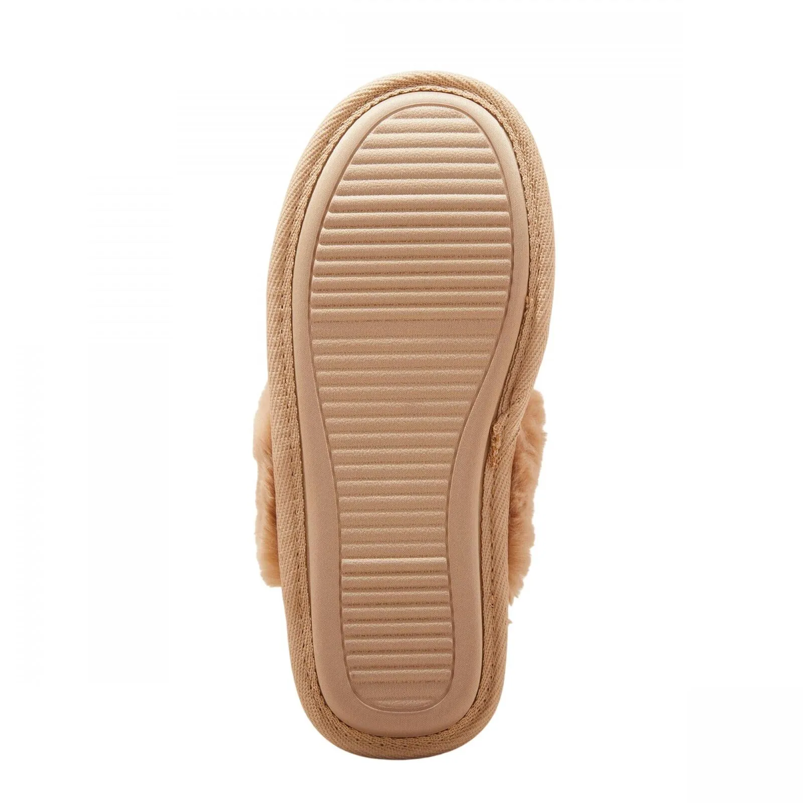Auden Womens Rae Metallic Scuff Slippers 91639256 Tan Brown L (9/10)