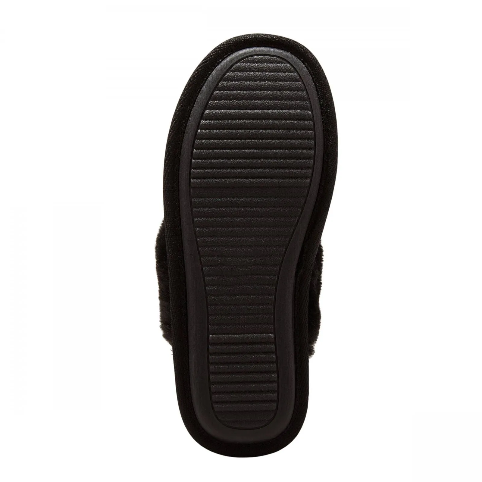 Auden Womens Rae Sequin Scuff Slippers 91639271 Black M (7/8)