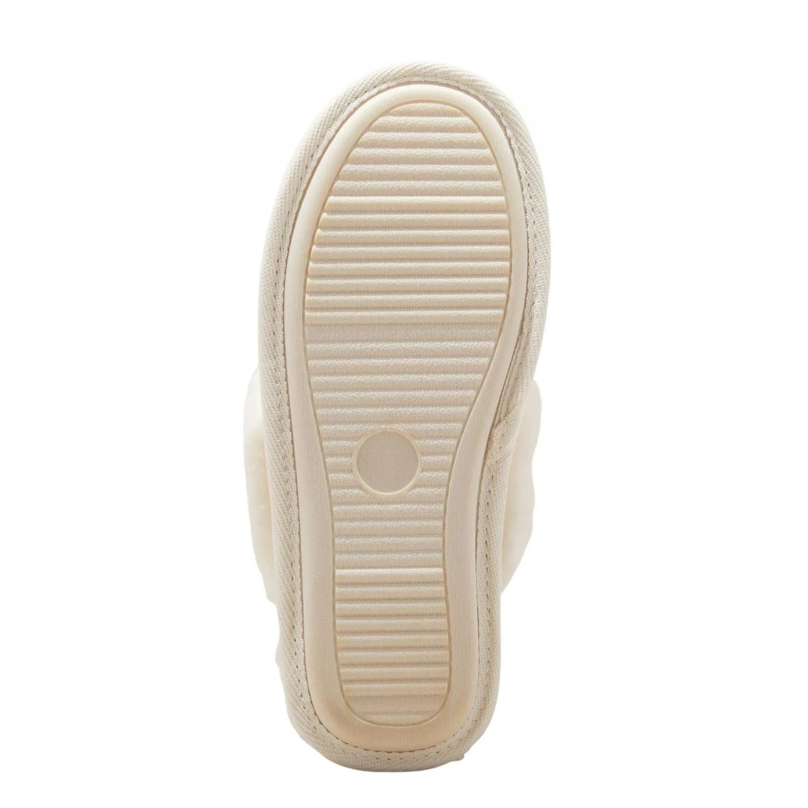 Auden Womens Rae Velvet Scuff Slippers 91639574 Cream Off White M (7/8)