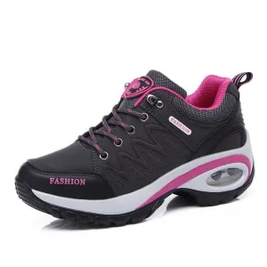 Autumn Winter Female Work Shoes Sneakers Women Outdoor Non-slip Wear-resistant Travel Shoes Casual Air Cushion Shoes Cotton Shoe