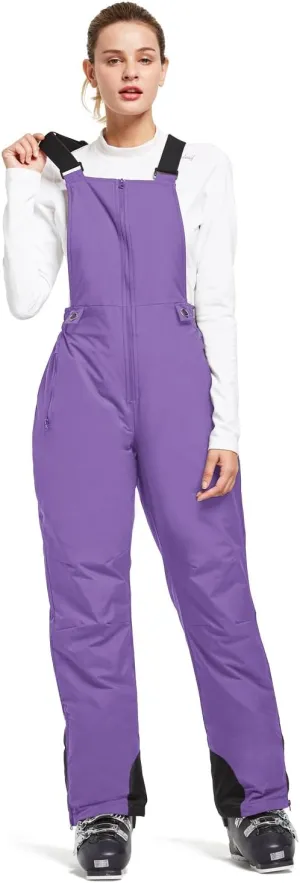 BALEAF Women's Insulated Ski Bib - Waterproof & Windproof