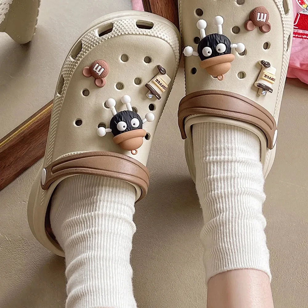 BASATU Women's Shoes Summer Thick Sole Anti Slip Fashion Beach Sandals EVA Slippers Closed Toe Outdoor Men's Clog Sandals
