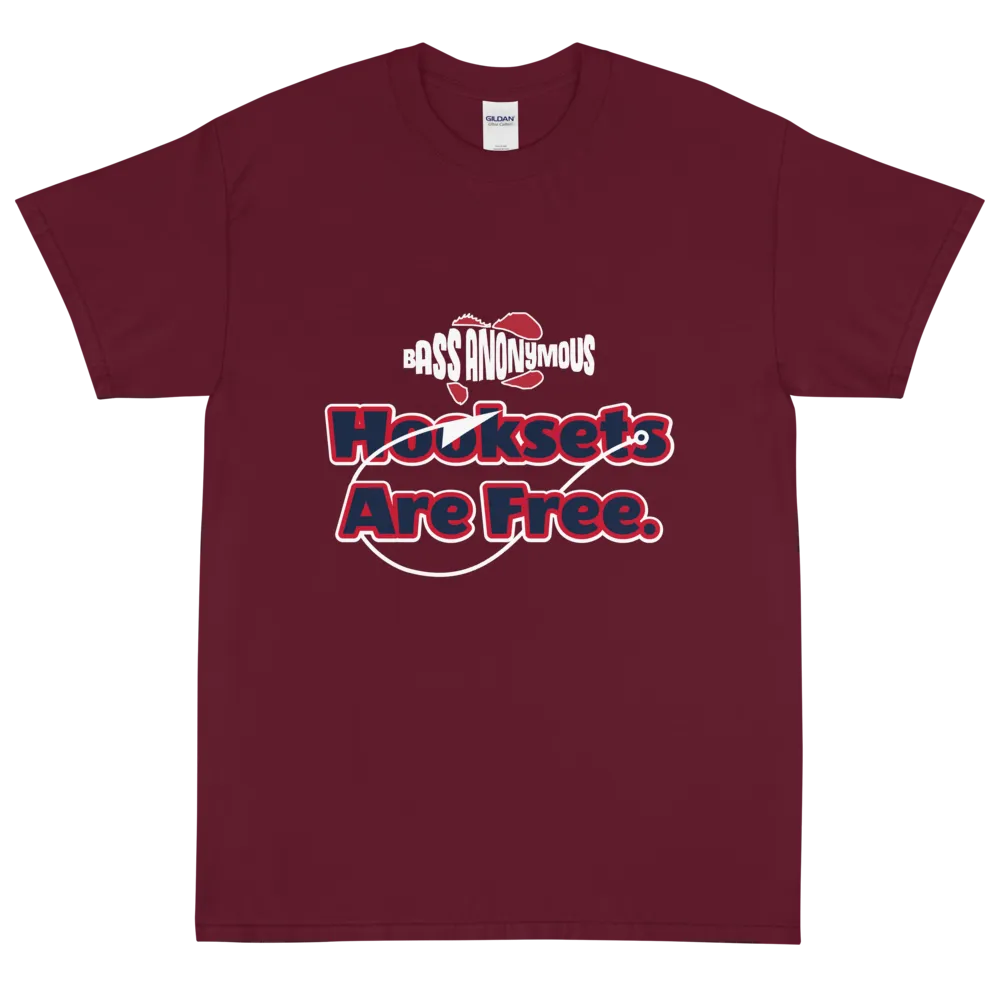 Bass Anonymous Hook Sets Are Free Short Sleeve T-Shirt