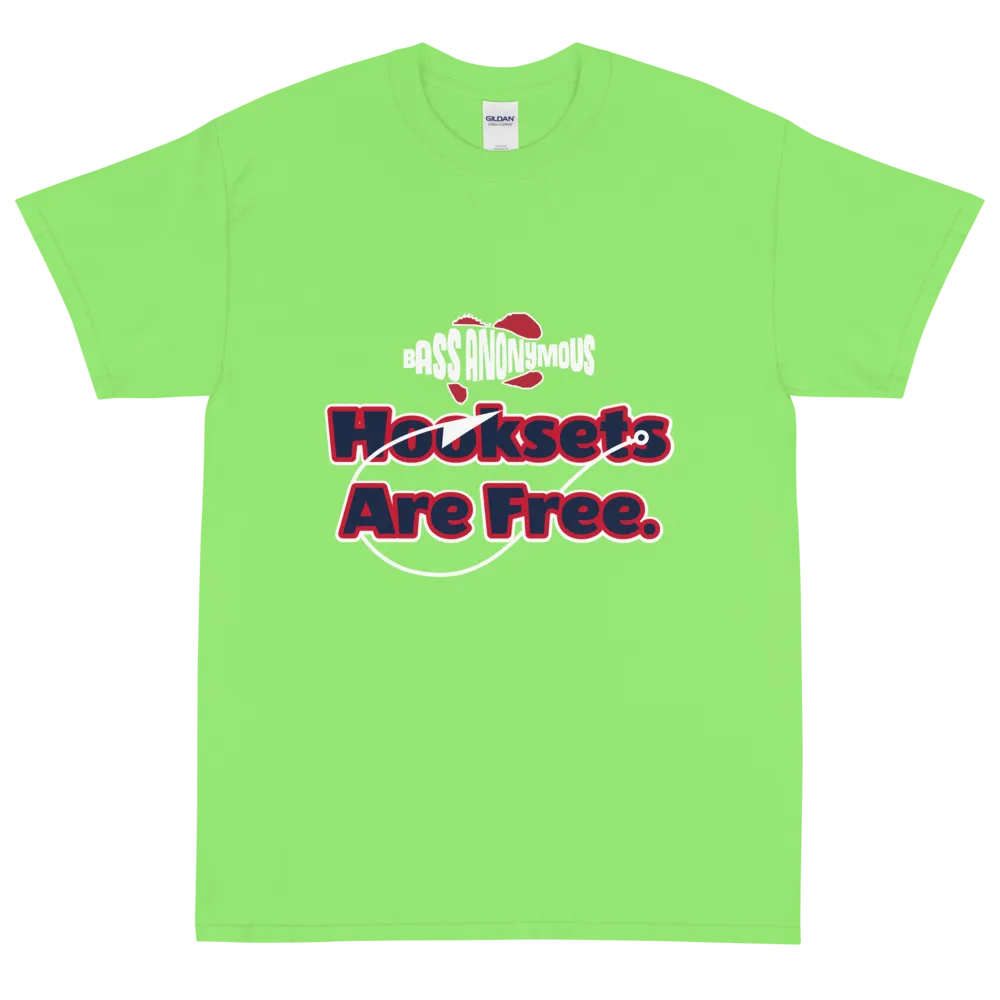 Bass Anonymous Hook Sets Are Free Short Sleeve T-Shirt