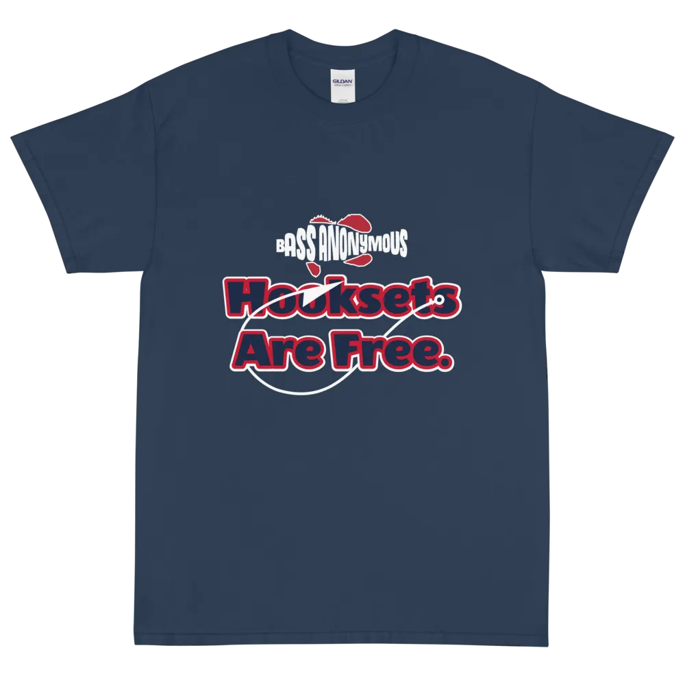 Bass Anonymous Hook Sets Are Free Short Sleeve T-Shirt