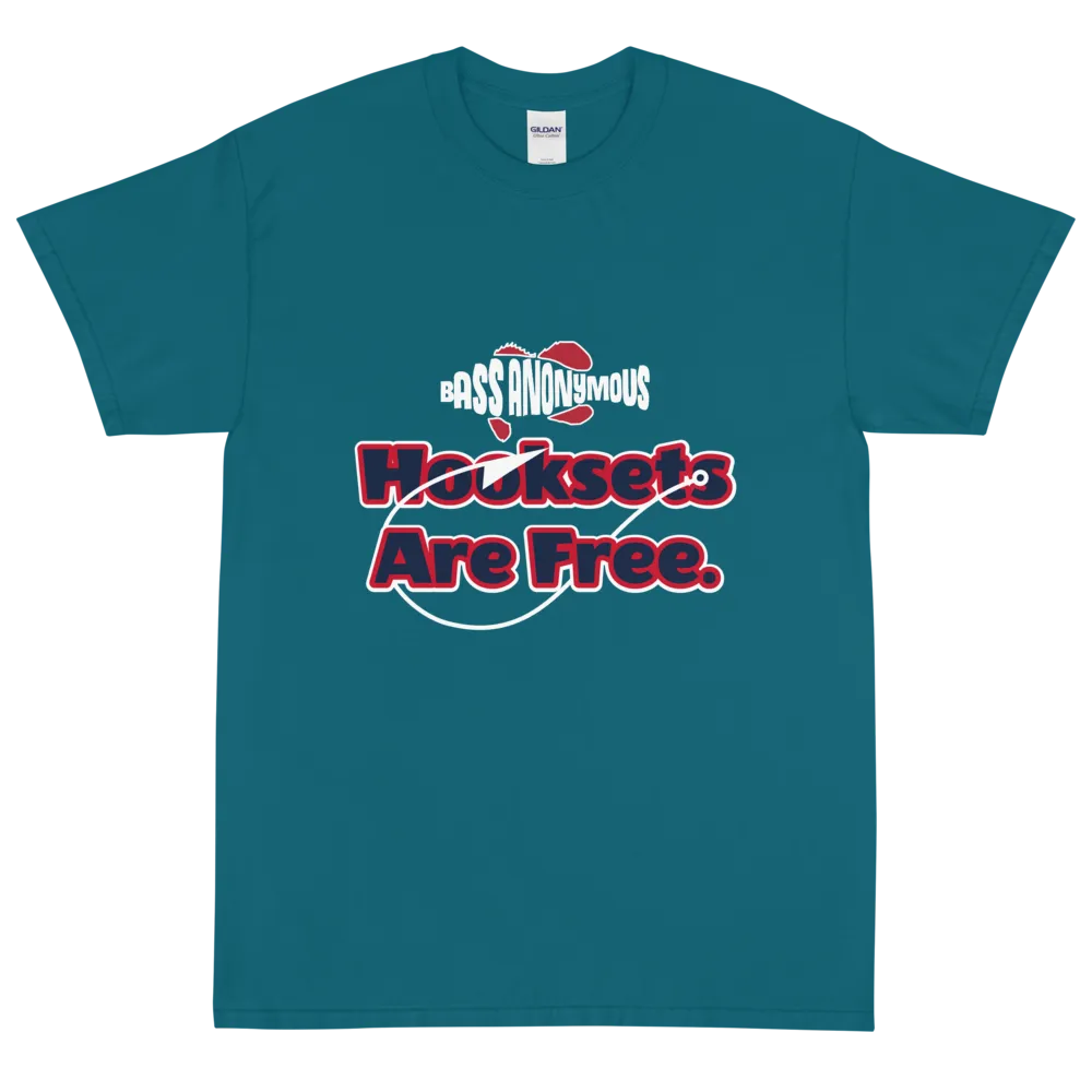 Bass Anonymous Hook Sets Are Free Short Sleeve T-Shirt
