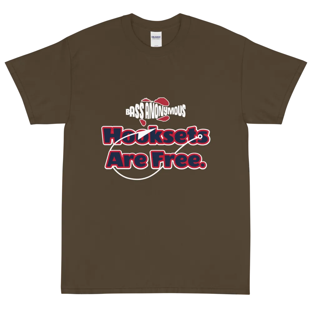 Bass Anonymous Hook Sets Are Free Short Sleeve T-Shirt