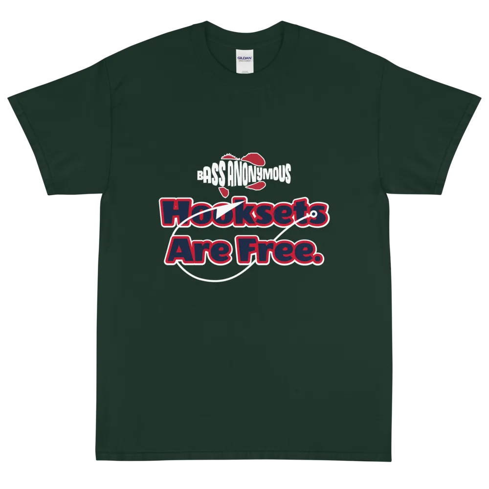 Bass Anonymous Hook Sets Are Free Short Sleeve T-Shirt