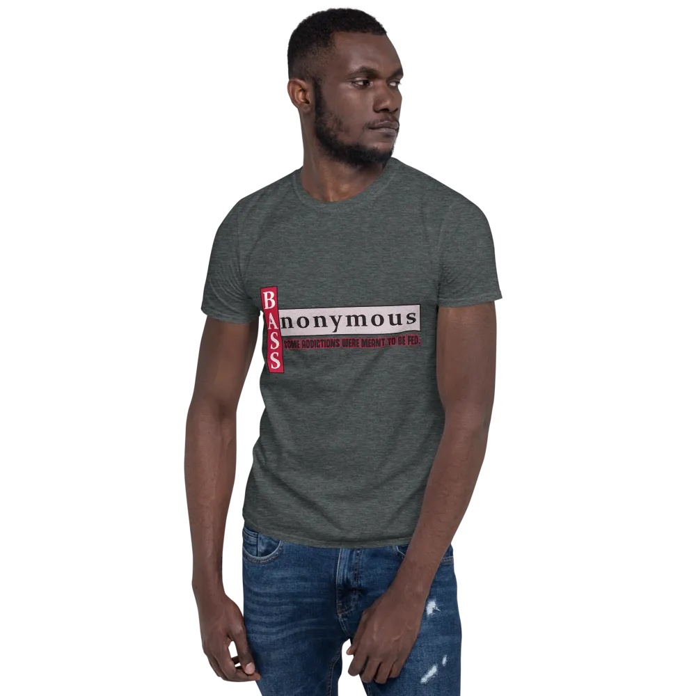 Bass Anonymous Short-Sleeve T-Shirt Block Left Red/Gray