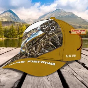 Bass Fishing 6 - Personalized Name Cap - Boom