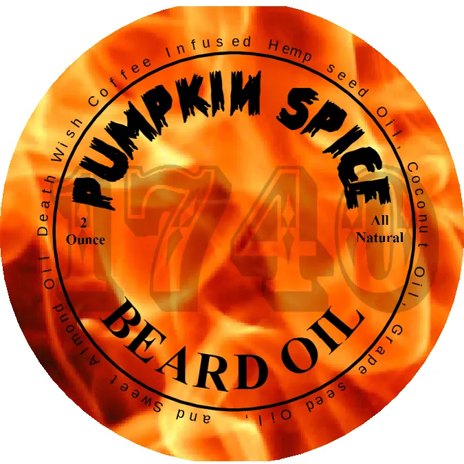 Beard Oils in glass bottles