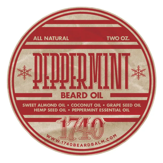 Beard Oils in glass bottles