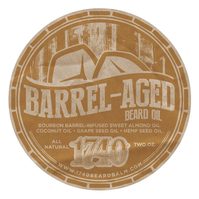 Beard Oils in glass bottles
