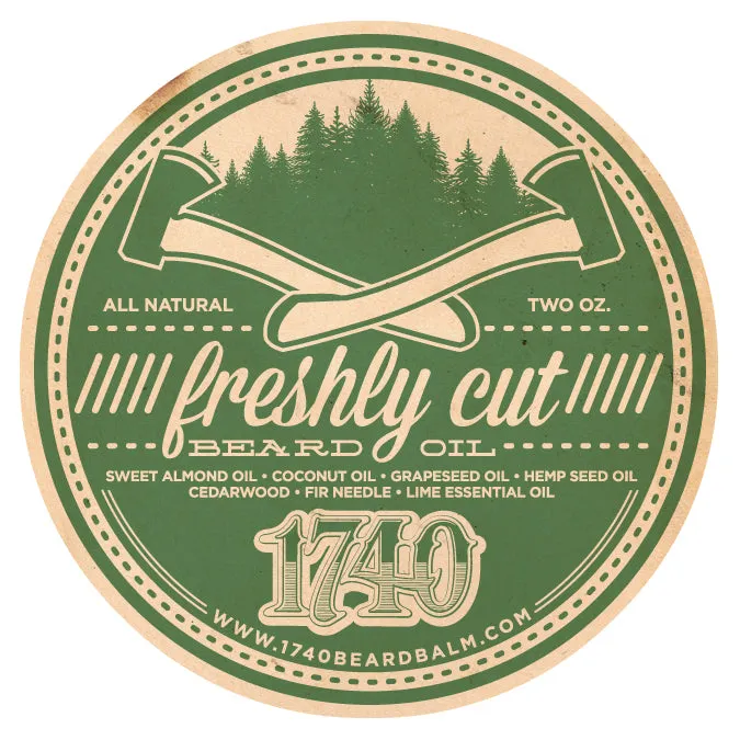 Beard Oils in glass bottles