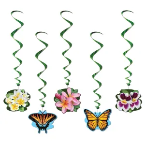 Beistle Flower Garden Whirls - Party Supply Decoration for Spring/Summer