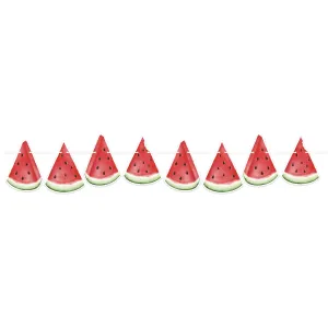 Beistle Watermelon Streamer 6 in  x 5' (1/Pkg) Party Supply Decoration : Spring/Summer