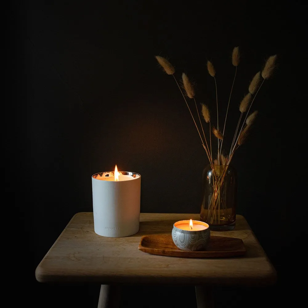 Black Cypress Ceramic Candle