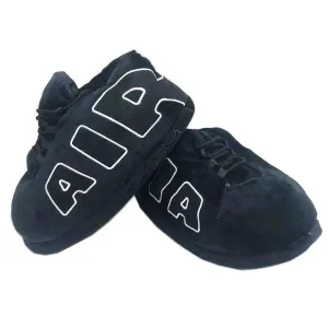 Black Indoor Comfortable Slippers – Warmth and Soft Support