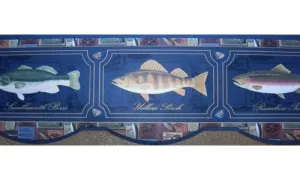 Blue Framed Fish Photos 593565 Wallpaper Border