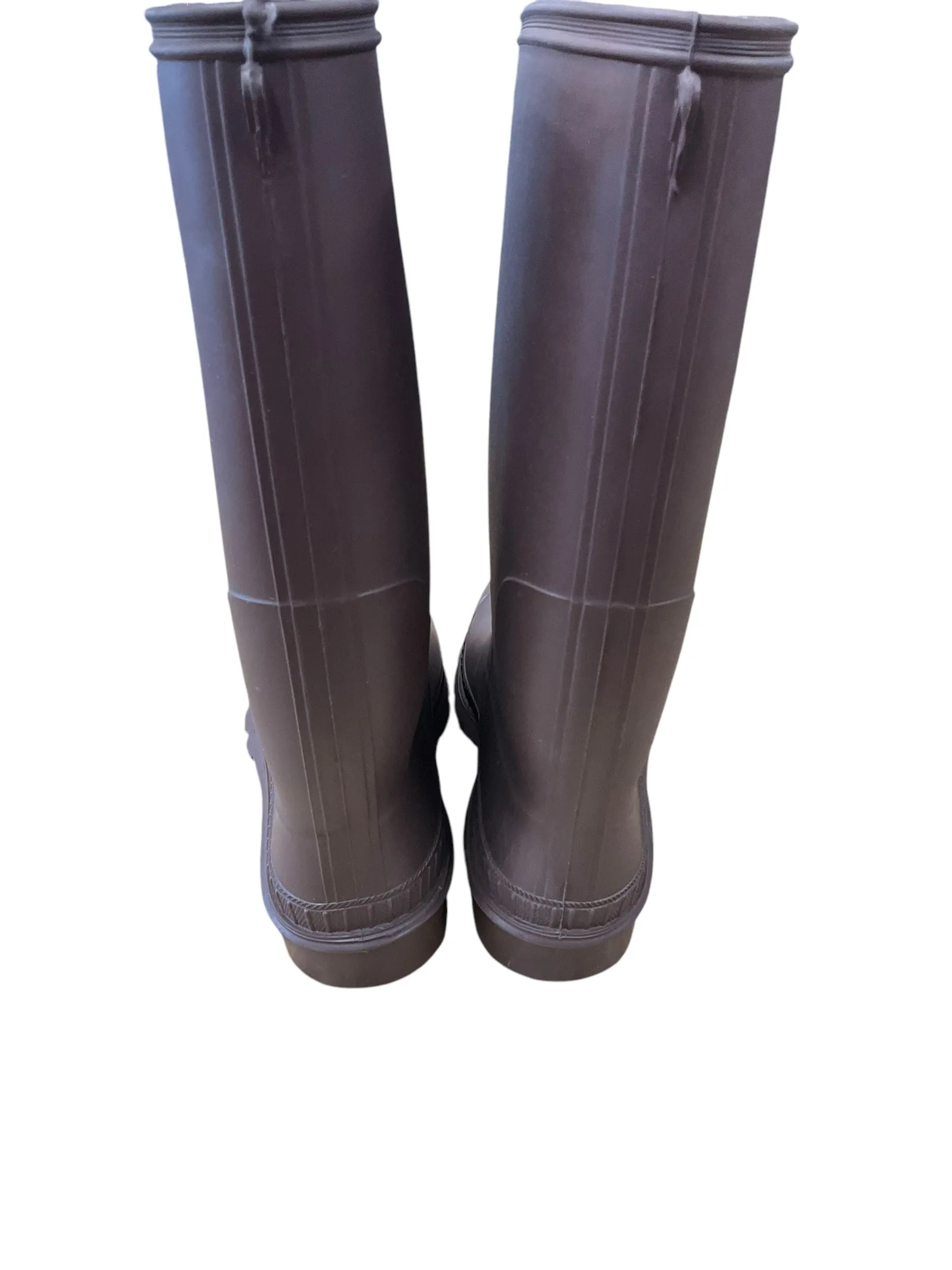 Boots Rain By Clothes Mentor In Brown, Size: 10